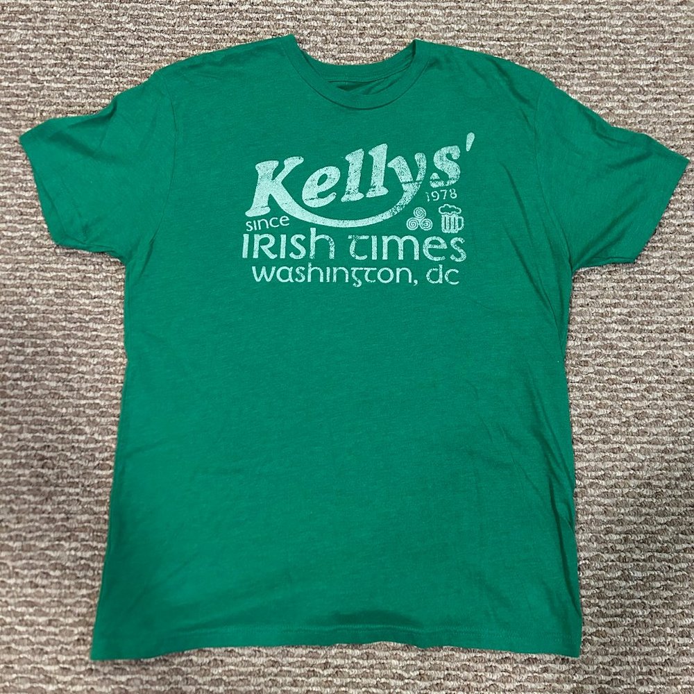 Dive Bar Shirt Club T-Shirt - Green Men's Large - Kelly's Irish Times - DC